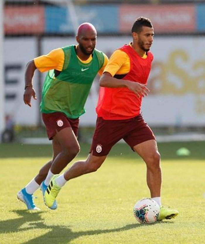 Galatasarayda yeni transfer Nzonzi ilk idmanına çıktı