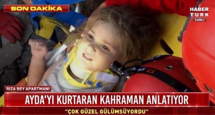 Ayda bebek mucizesi İzmirdeki depremden 91 saat sonra kurtarıldı