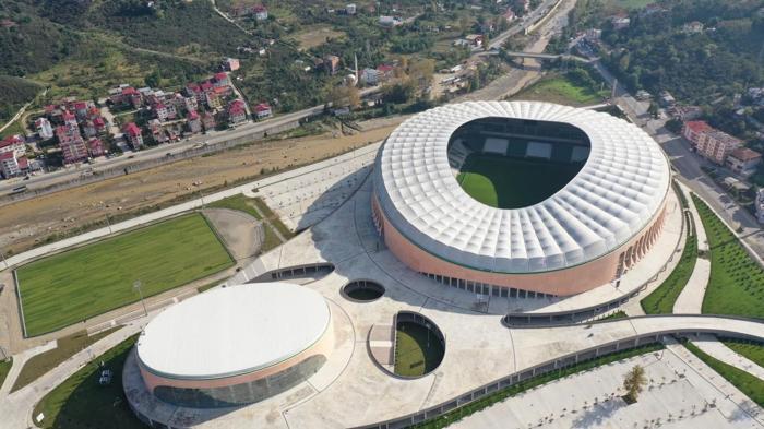 Giresunda muhteşem bir stadyum: Çotanak Stadı