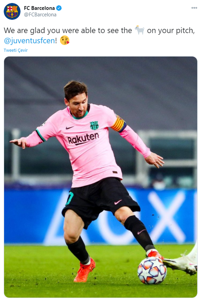En iyi tartışmasında Juventustan Barcelonaya flaş cevap