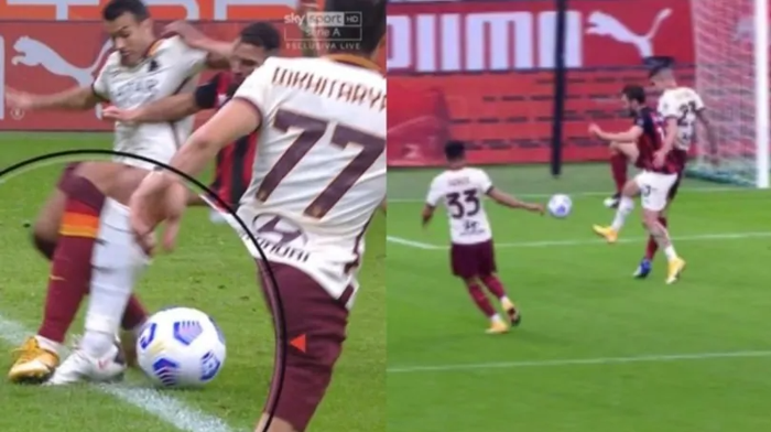 Milan - Roma maçının hakemi Piero Giacomelli sabırları taşırdı