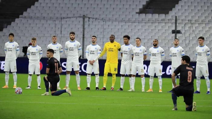 Manchester City maçı öncesi Marsilyadan ırkçılığa karşı skandal tavır