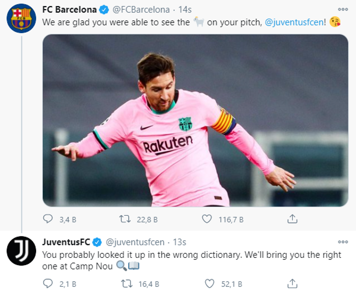 En iyi tartışmasında Juventustan Barcelonaya flaş cevap