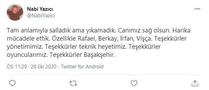 Şampiyonlar Liginde Başakşehir, PSGye zor anlar yaşattı... Sosyal medyadan büyük övgü