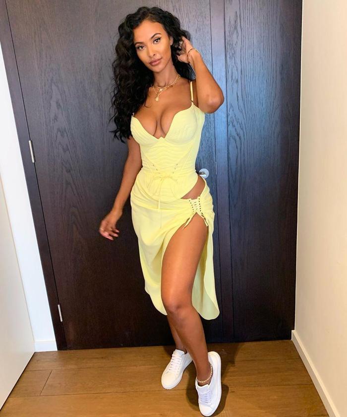Galatasaray - Rangers öncesi ortalığı karıştıran kadın: Maya Jama