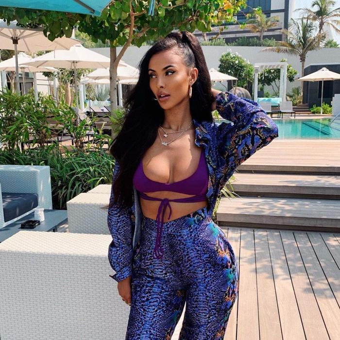 Galatasaray - Rangers öncesi ortalığı karıştıran kadın: Maya Jama