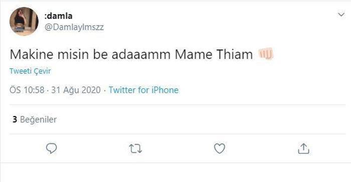 Mame Thiam hat-trick yaptı, Fenerbahçe taraftarı mest oldu