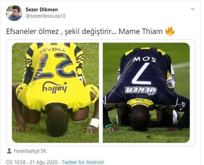 Mame Thiam hat-trick yaptı, Fenerbahçe taraftarı mest oldu
