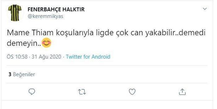 Mame Thiam hat-trick yaptı, Fenerbahçe taraftarı mest oldu