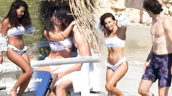 Ebru Şahin ile Cedi Osmanın locada böyle görüntülendi