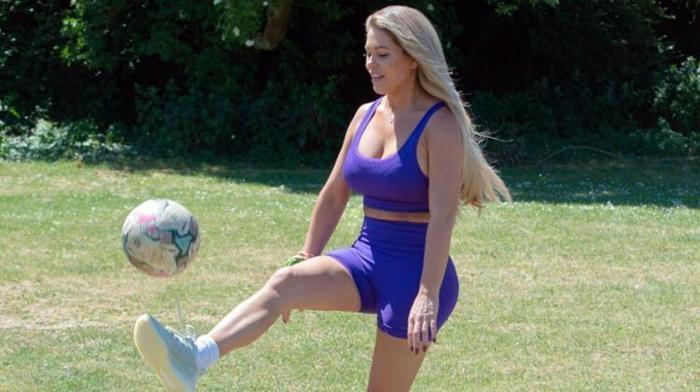 Bianca Gascoignenden futbol şov