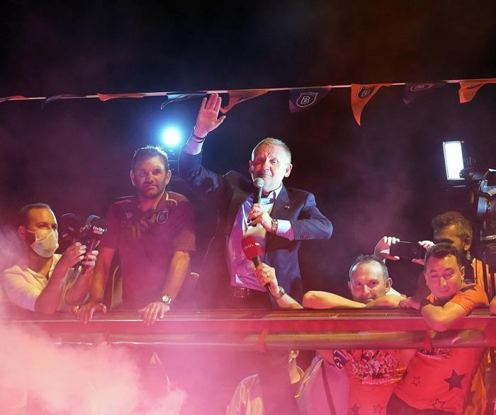 Başakşehirde şampiyonluk coşkusu yaşanıyor