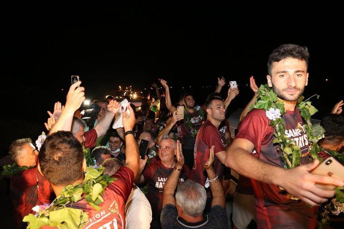 Hataysporda Süper Lig coşkusu Hatayda muhteşem karşılama