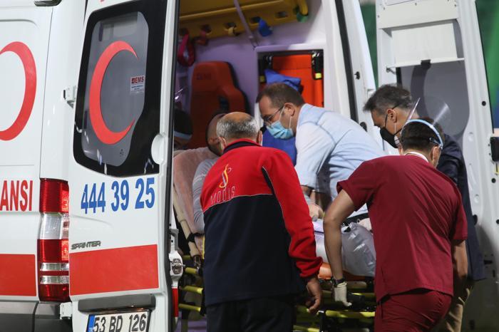 Fernando Muslera ambulansla hastaneye kaldırıldı İşte o anlar...