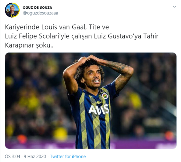 Sosyal medyada olay oldu Luiz Gustavoya Tahir Karapınar şoku