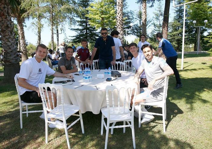 Trabzonspor ailecek bir arada