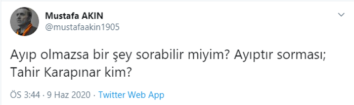 Sosyal medyada olay oldu Luiz Gustavoya Tahir Karapınar şoku