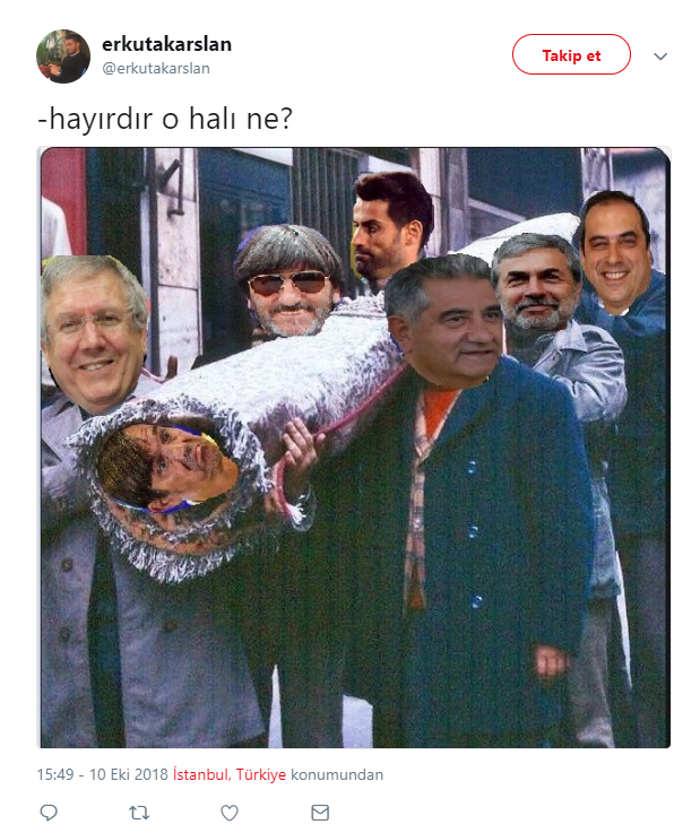 Ali Koç halı dedi, sosyal medya yıkıldı