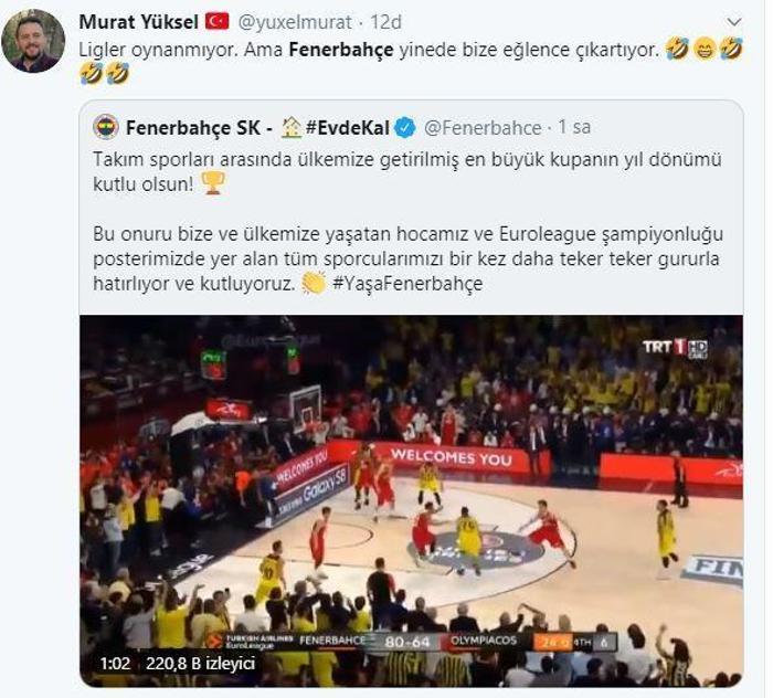 Fenerbahçe ve Galatasaray taraftarı sosyal medyayı ayağa kaldırdı