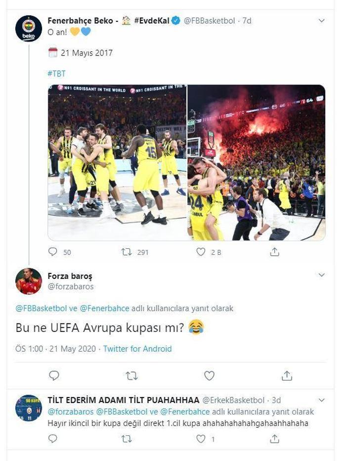 Fenerbahçe ve Galatasaray taraftarı sosyal medyayı ayağa kaldırdı