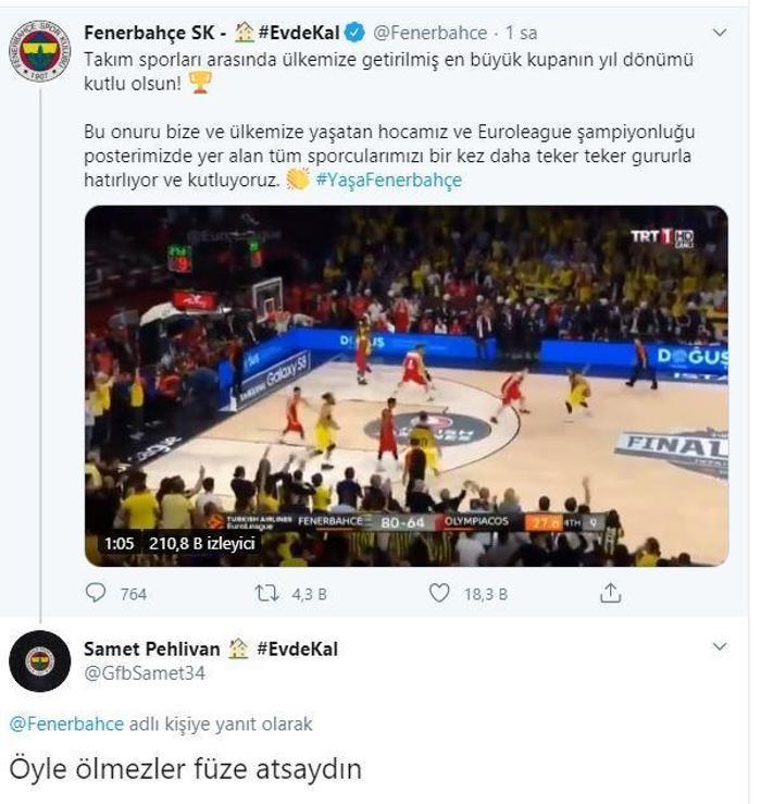 Fenerbahçe ve Galatasaray taraftarı sosyal medyayı ayağa kaldırdı