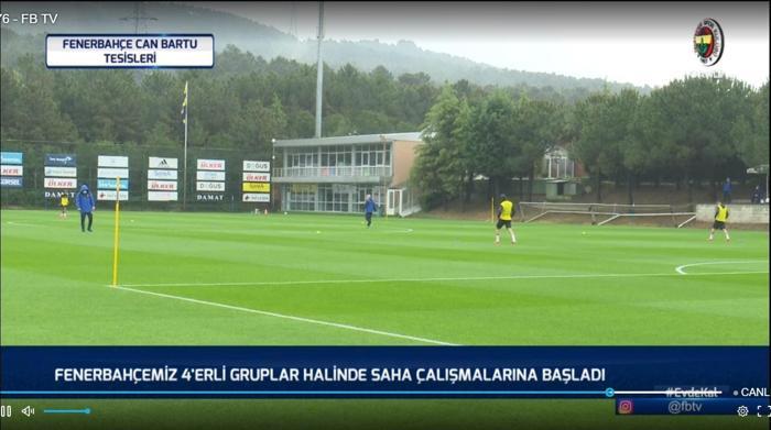 Corona Virüs sonrası Fenerbahçeden ilk idman... İşte o kareler...
