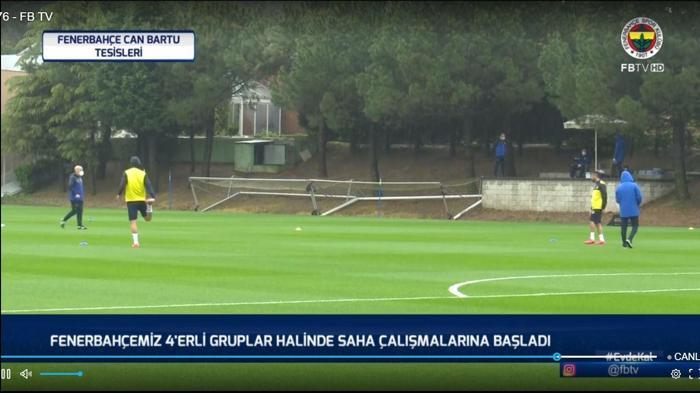 Corona Virüs sonrası Fenerbahçeden ilk idman... İşte o kareler...