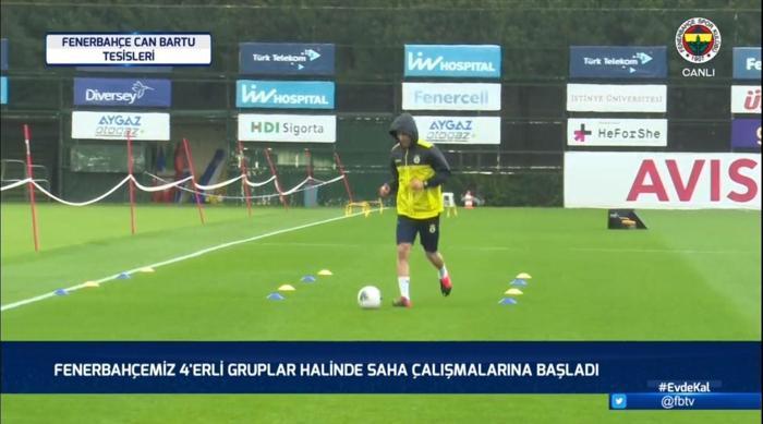 Corona Virüs sonrası Fenerbahçeden ilk idman... İşte o kareler...