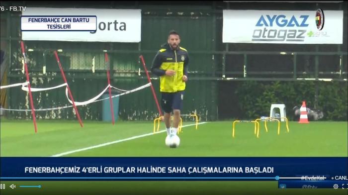 Corona Virüs sonrası Fenerbahçeden ilk idman... İşte o kareler...