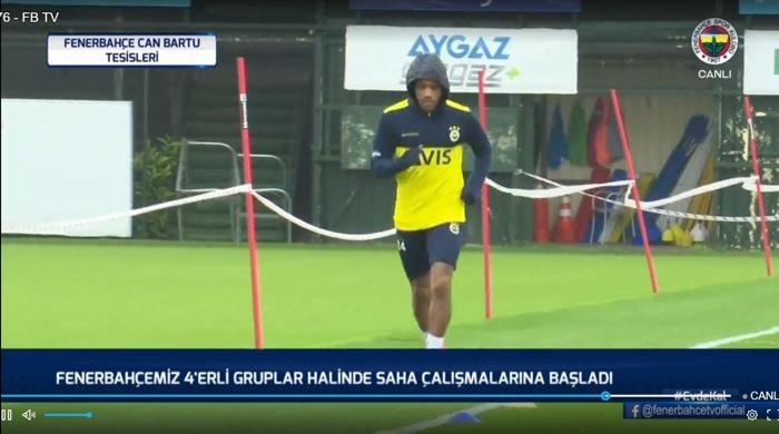 Corona Virüs sonrası Fenerbahçeden ilk idman... İşte o kareler...