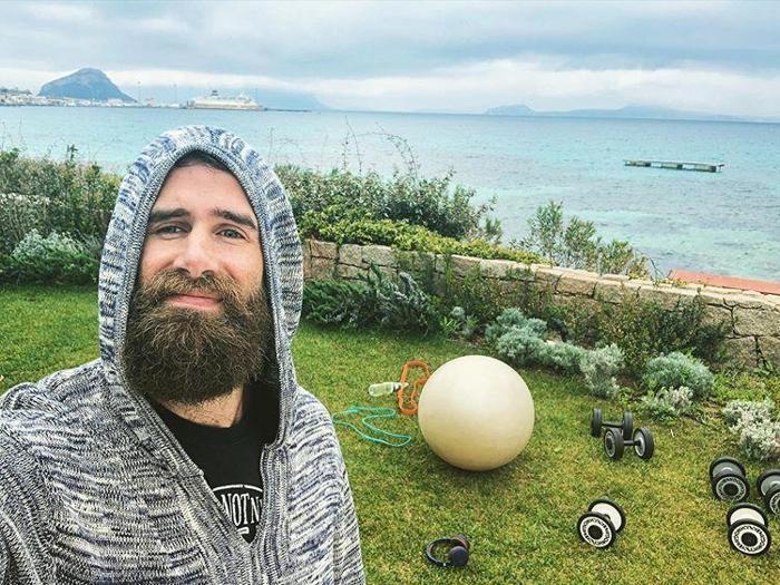 Datome, bahçesinde de idmanlarına devam ediyor