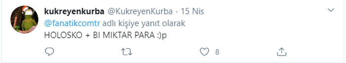 Sosyal medyayı sallayan yanıtlar Holosko artı bir miktar para