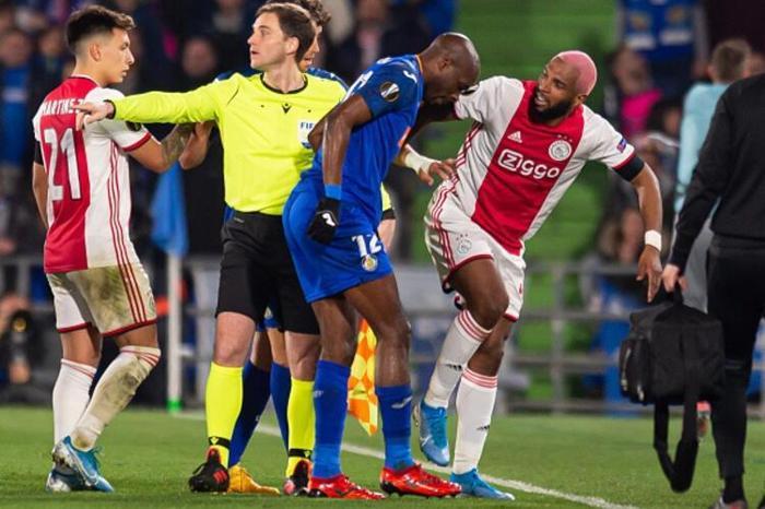 Ryan Babelden olay hareket Getafe - Ajax maçına damga vurdu