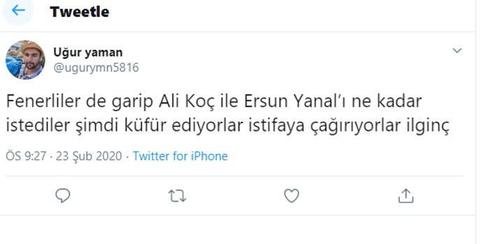 Fenerbahçe taraftarı çıldırdı: Ali Koç-Ersun Yanal istifa
