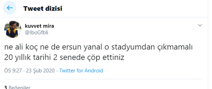 Fenerbahçe taraftarı çıldırdı: Ali Koç-Ersun Yanal istifa
