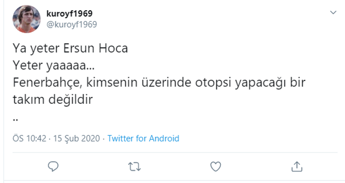 Fenerbahçe taraftarından flaş tepki: Ersun Yanal istifa