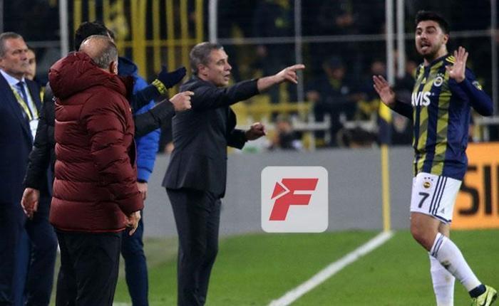 Fenerbahçe-Galatasaray derbisinden kareler Ozan Tufan-Fatih Terim gerilimi...