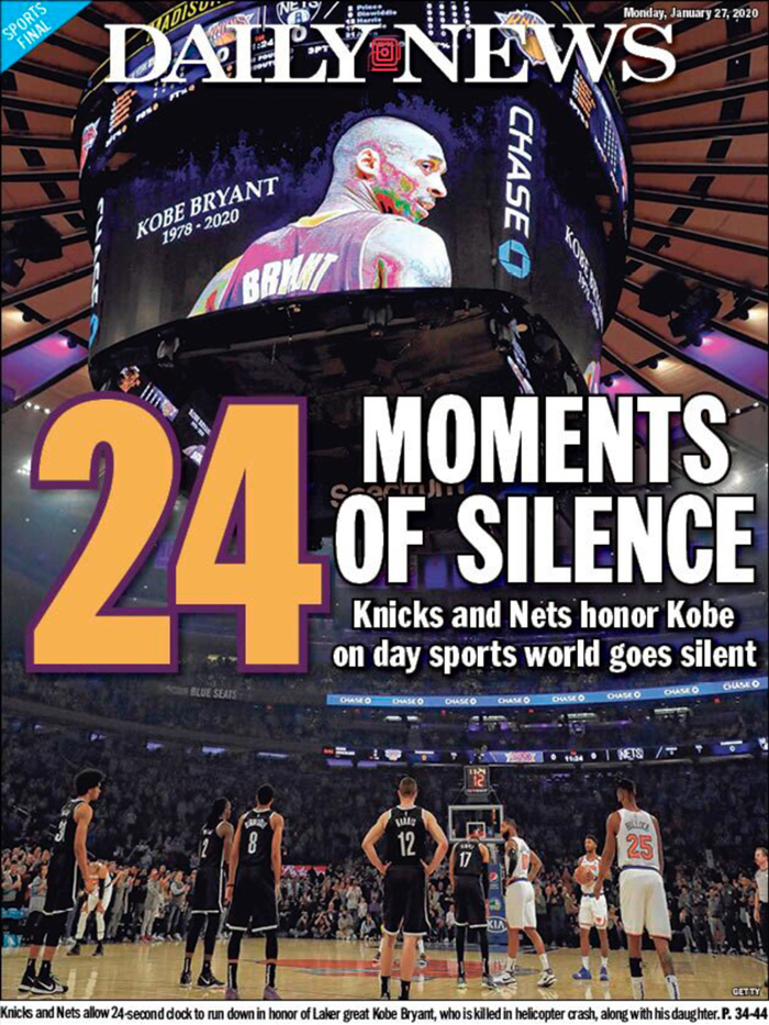 Dünya Kobe Bryantın vefatını konuşuyor Dünya basınında Kobe Bryant