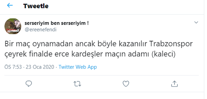 Erce Kardeşler Trabzonsporu taşıdı, sosyal medya yıkıldı