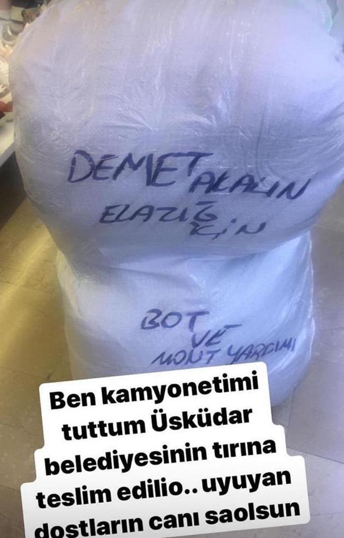 Demet’ten mont ve bot yardımı