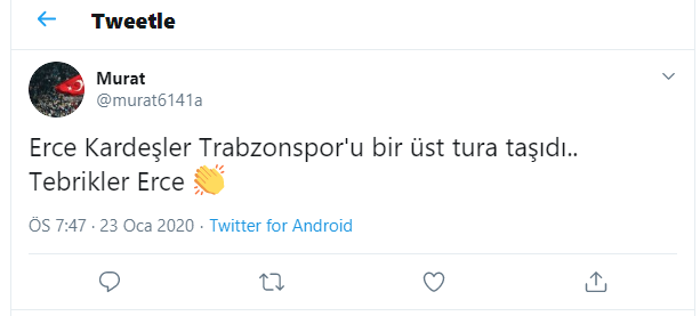 Erce Kardeşler Trabzonsporu taşıdı, sosyal medya yıkıldı