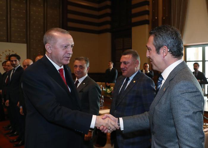 Cumhurbaşkanı Erdoğan, kulüpleri kabul etti