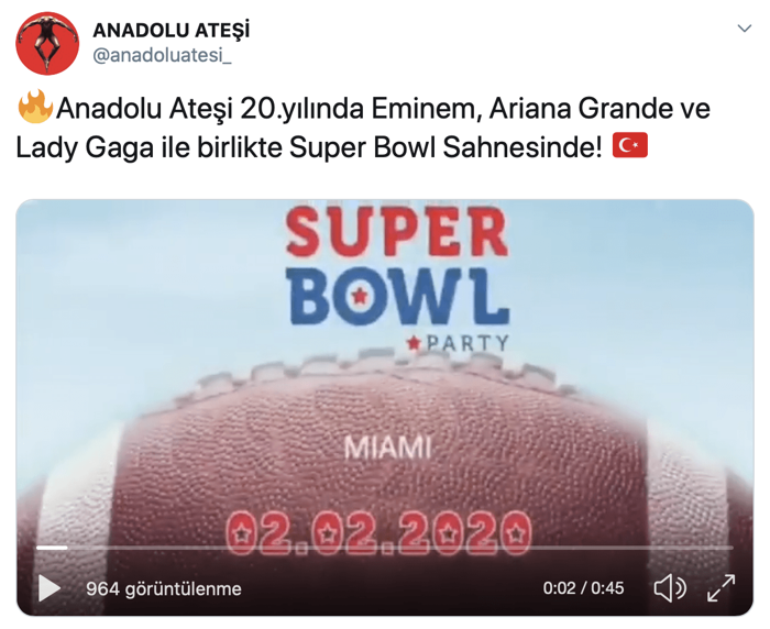 Super Bowlda hangi Türk grup sahne alacak