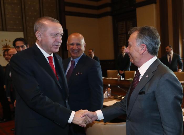 Cumhurbaşkanı Erdoğan, kulüpleri kabul etti