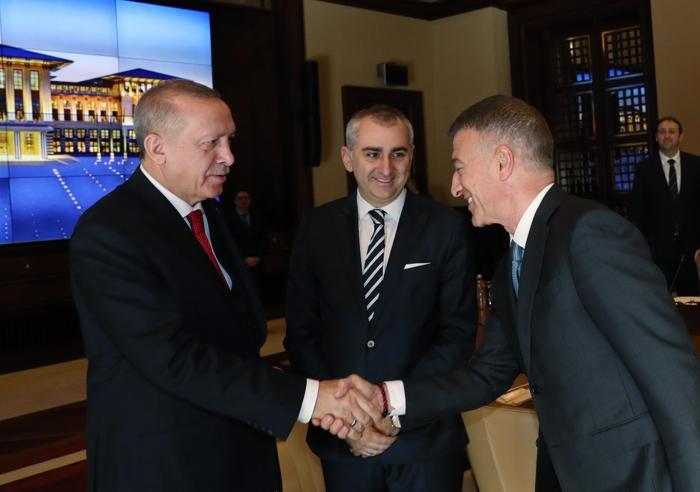 Cumhurbaşkanı Erdoğan, kulüpleri kabul etti