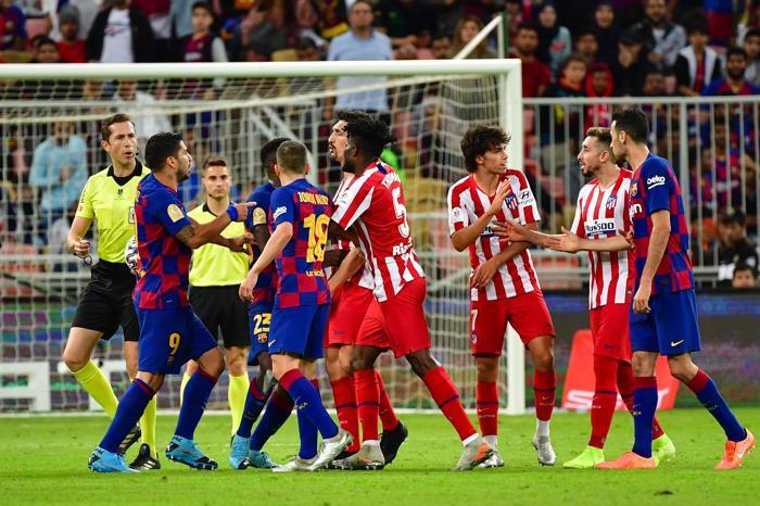 Barcelona - Atletico Madrid maçında olay Messi ve Felix...
