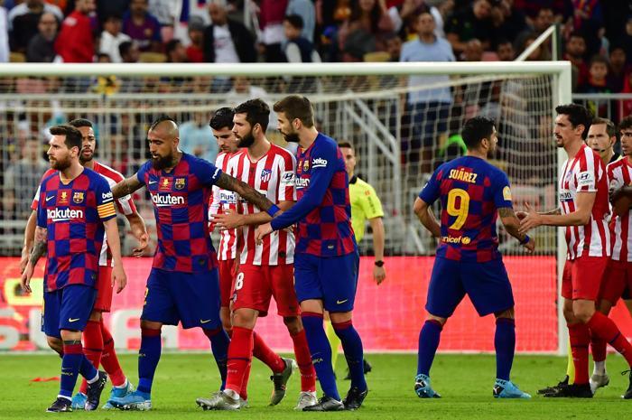 Barcelona - Atletico Madrid maçında olay Messi ve Felix...