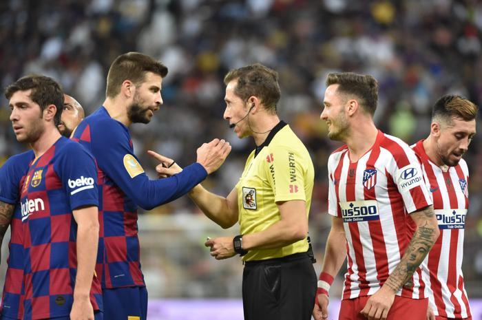 Barcelona - Atletico Madrid maçından kareler...