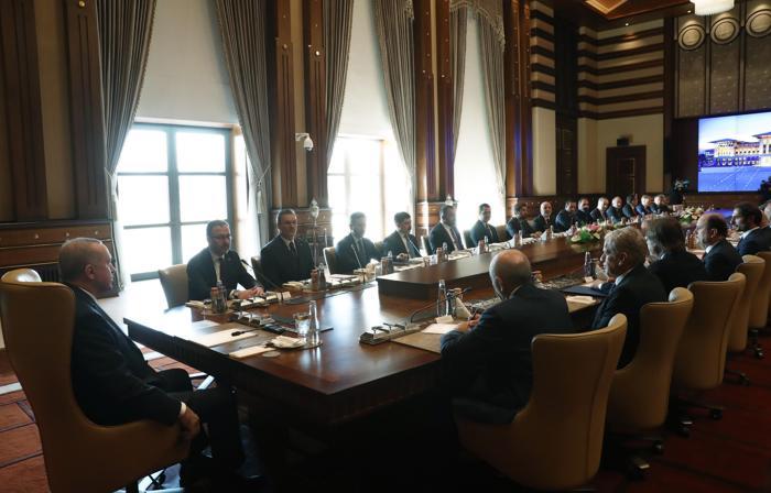 Cumhurbaşkanı Erdoğan, kulüpleri kabul etti