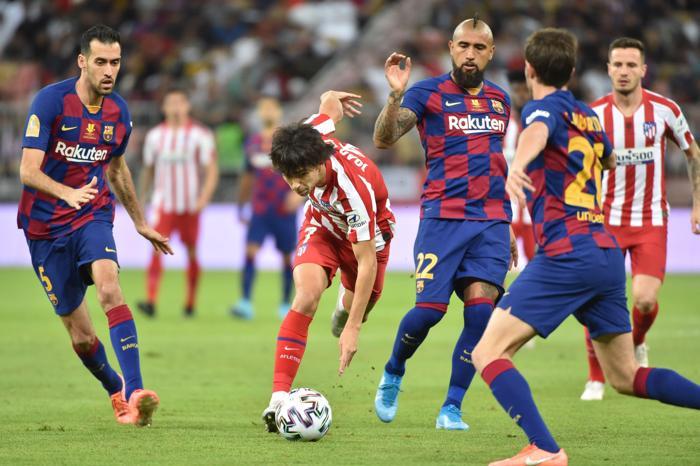 Barcelona - Atletico Madrid maçında olay Messi ve Felix...